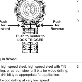 Direction switch operation