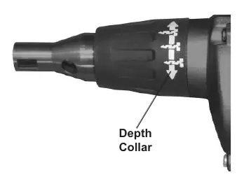 Adjusting the Depth Collar