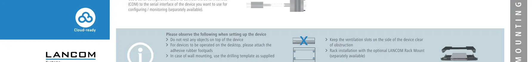 Rear panel port layout