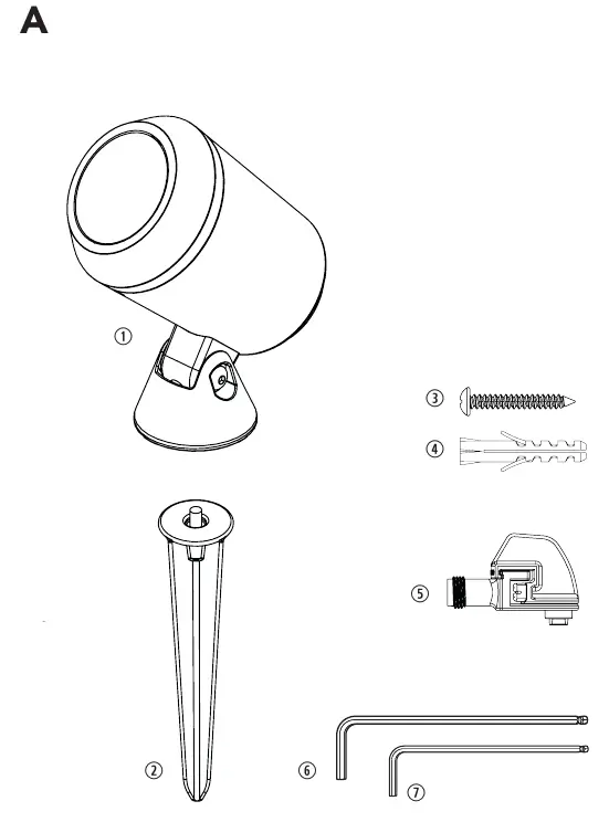 Parts identification diagram