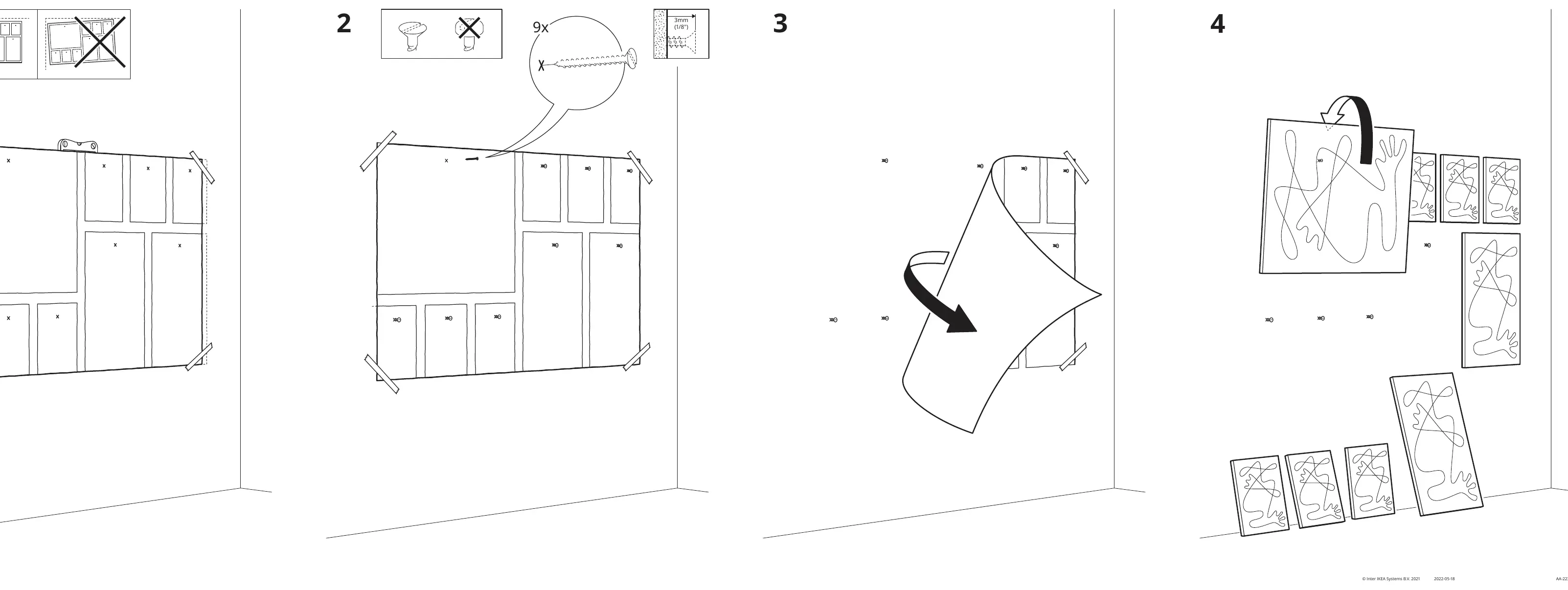 Mounting sequence