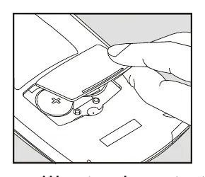 Battery compartment access.