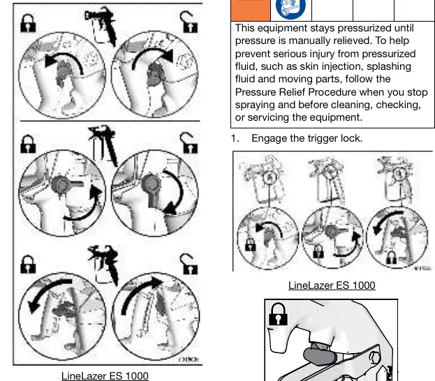 Trigger lock operation