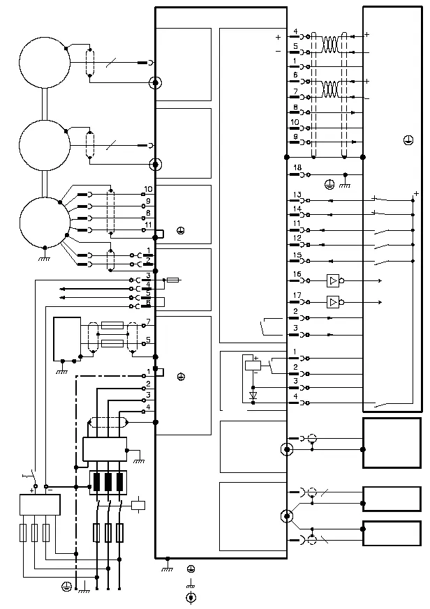 Overview of 17D HP wiring connections