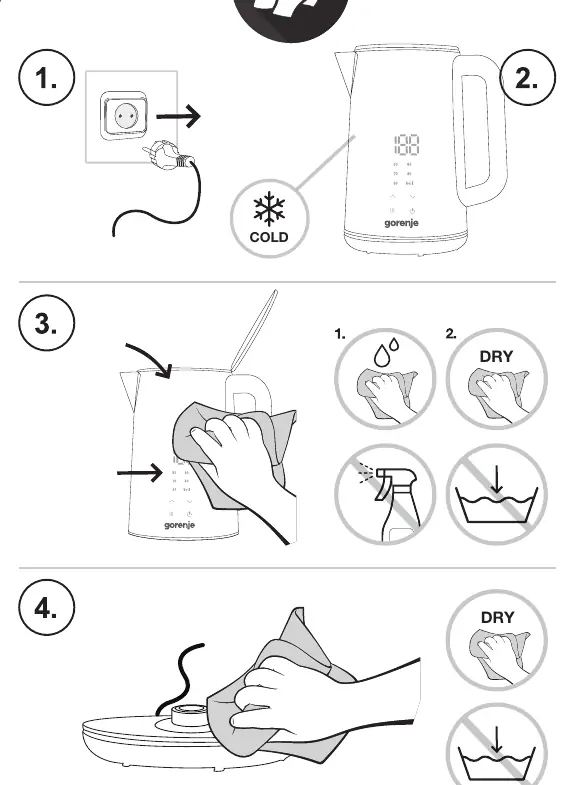 Cleaning instructions
