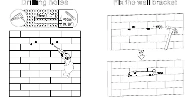 Wall mount installation diagram