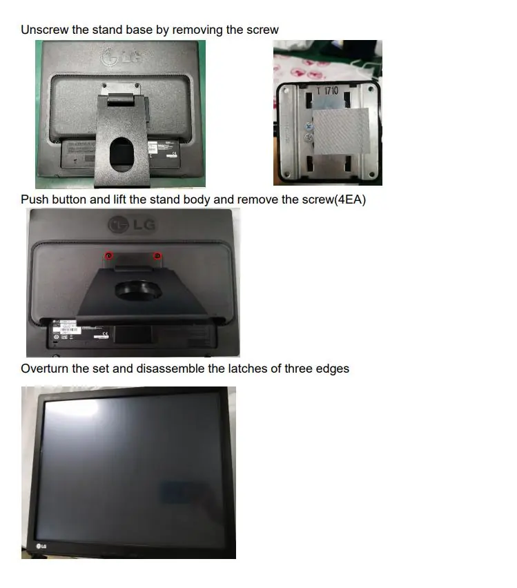 Stand removal process