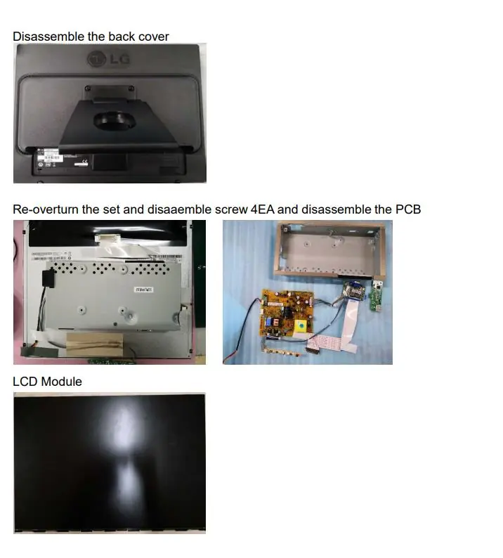 Back cover and PCB removal
