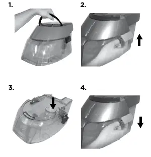 Filling the 2-in-1 Water Tank
