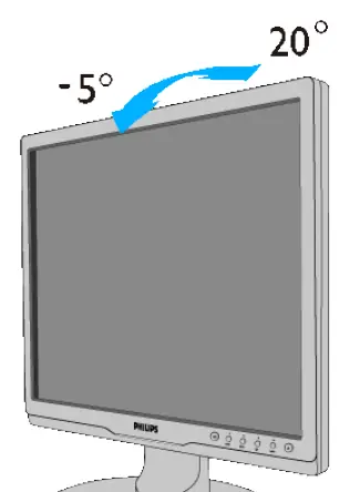 Monitor tilt adjustment