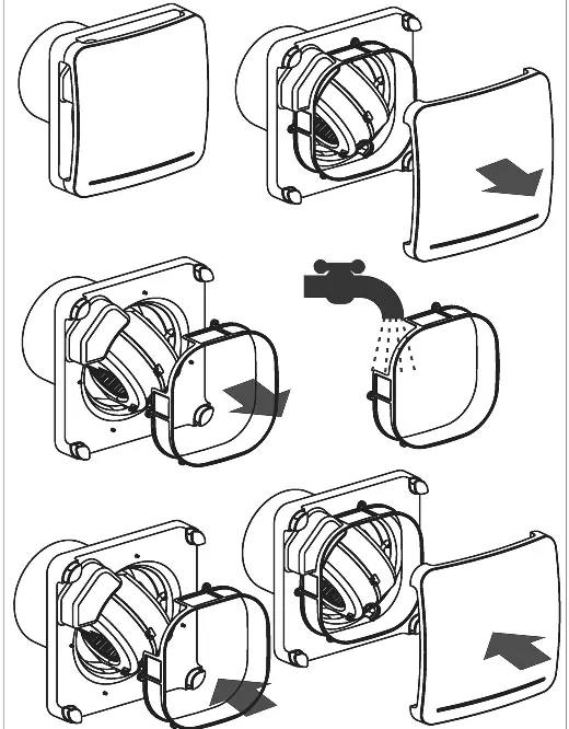 Filter cleaning procedure