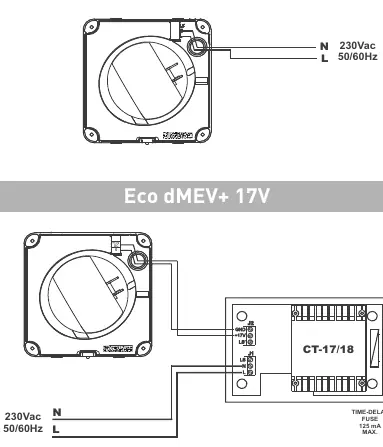 Wiring diagram for Eco dMEV+ 17V