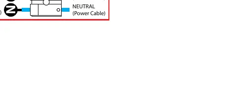 Wiring diagram showing Live, Earth, and Neutral connections.