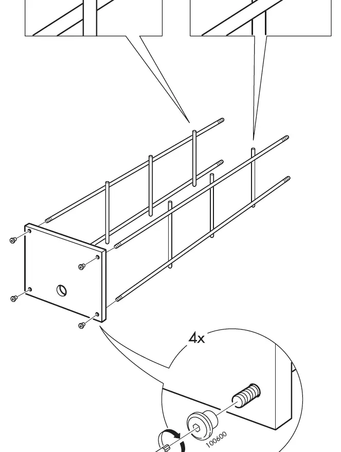 Frame assembly step.