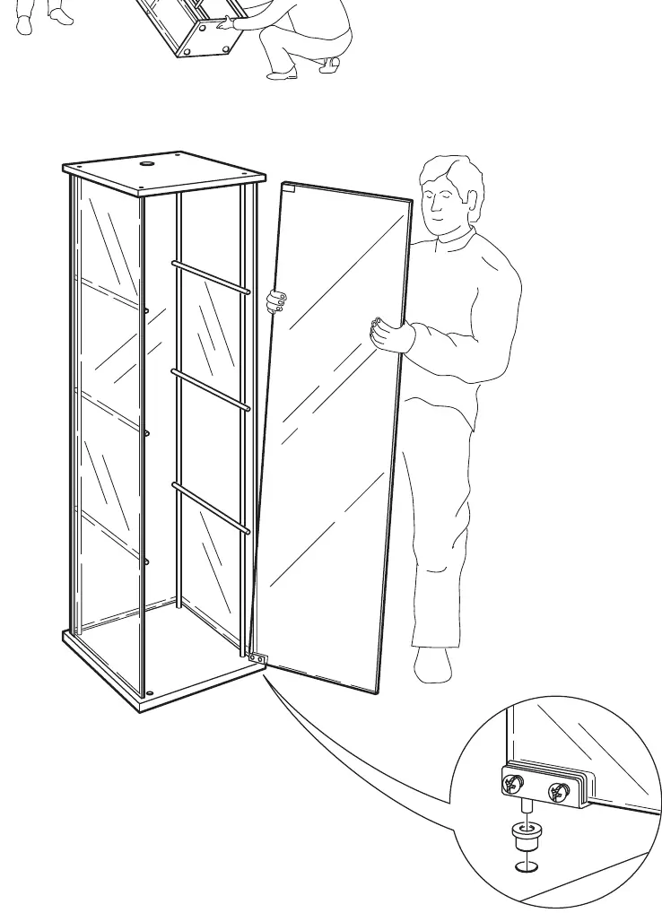 Door installation.