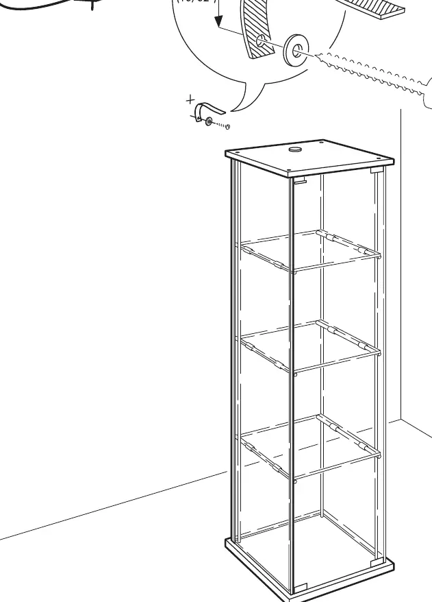Wall anchoring procedure.