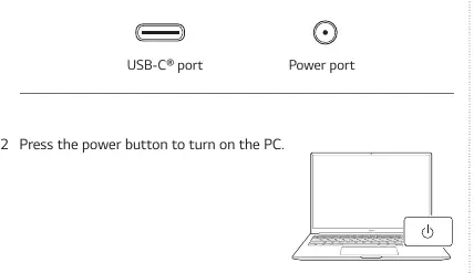 Connecting the adaptor to the PC