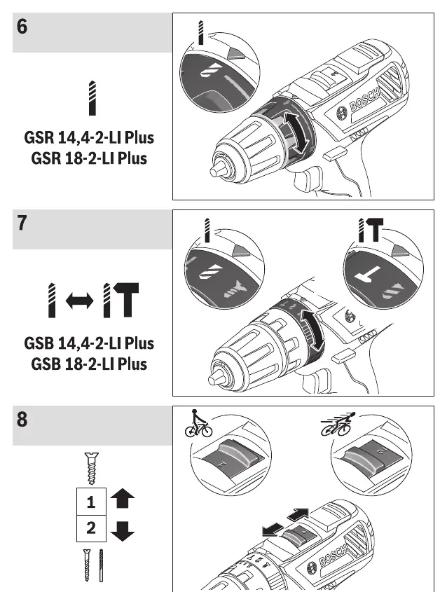 Selecting operating mode and gear