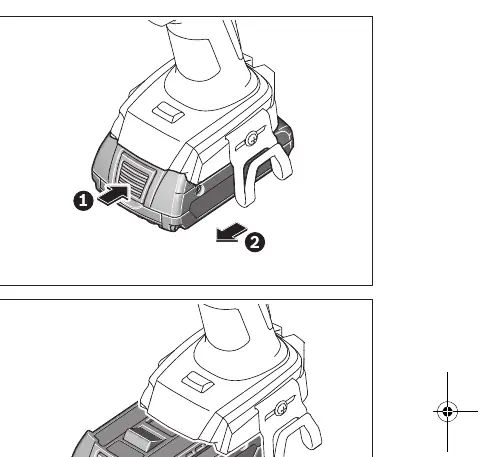 Battery removal and insertion