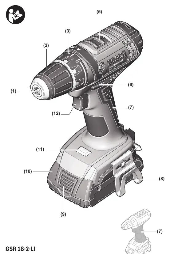 GSR 18-2-LI components overview