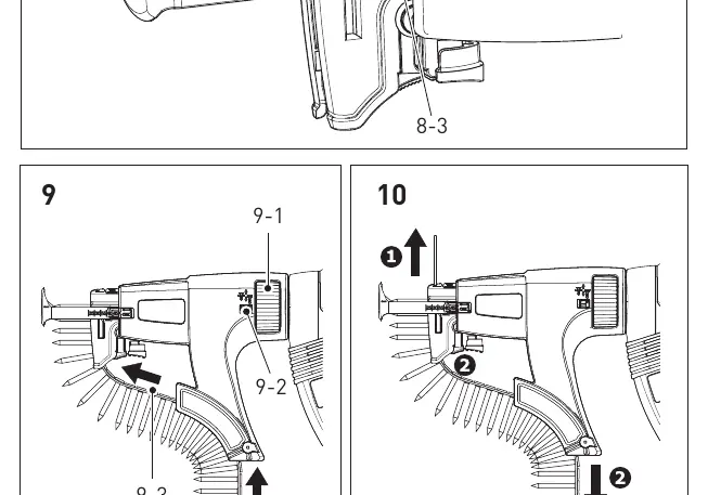 Loading and adjusting the magazine attachment