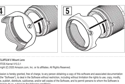 Lens hood attachment and storage