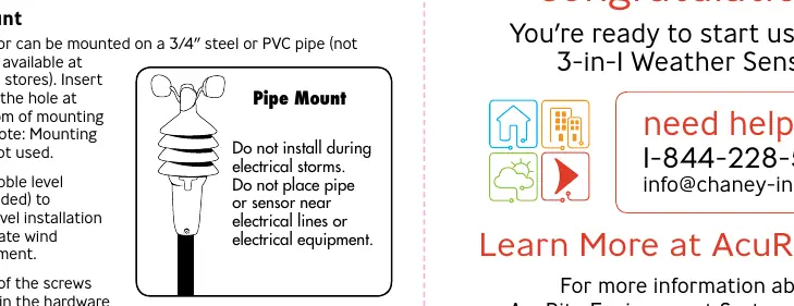 Pipe mounting procedure