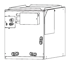 Mounting section view for leak mitigation kit