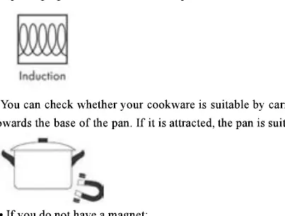 Induction cookware compatibility test