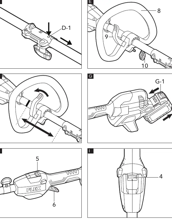 Attachment installation and adjustment steps