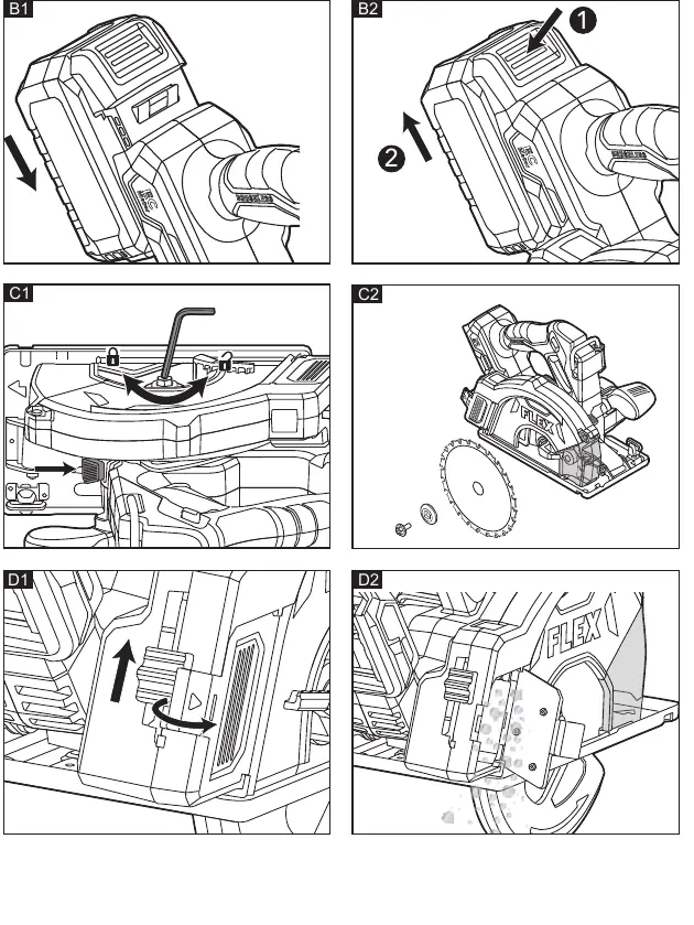 Battery and Blade Installation