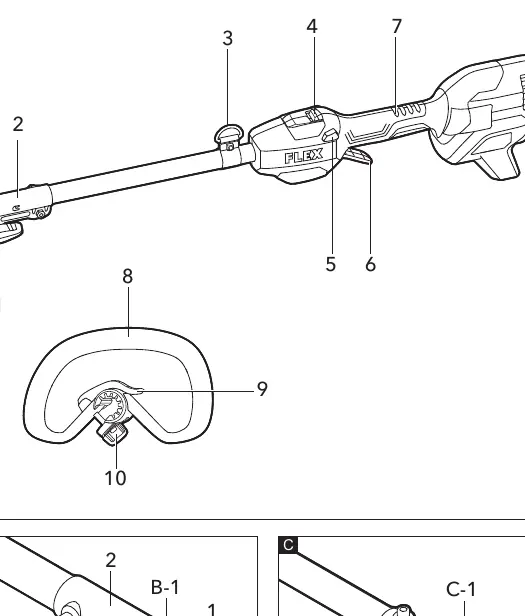 Power head components overview