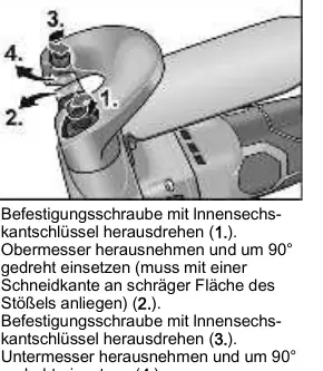 Replacement of upper and lower blades