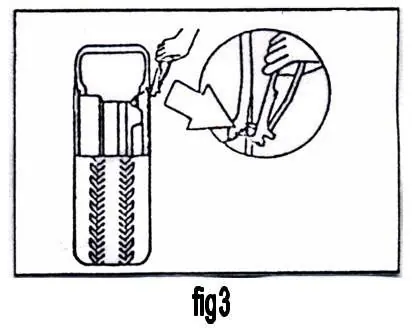 Secure the mounting head assembly.