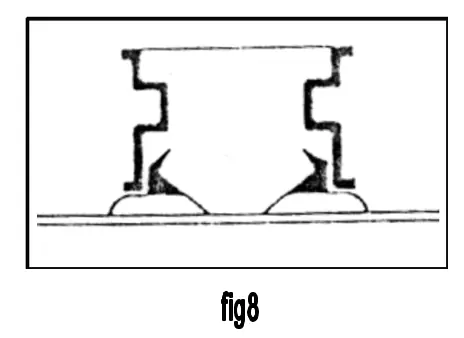 Verify the mounting head contact point.