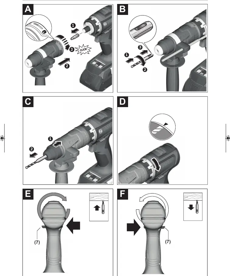 Assembly and tool change steps