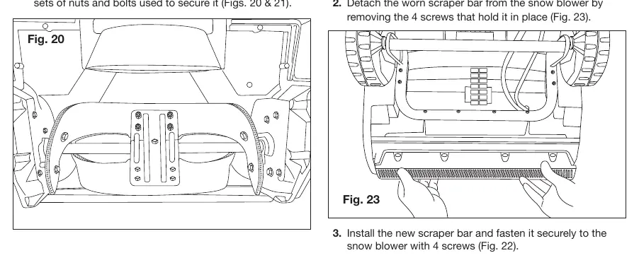 Replacing rubber plates