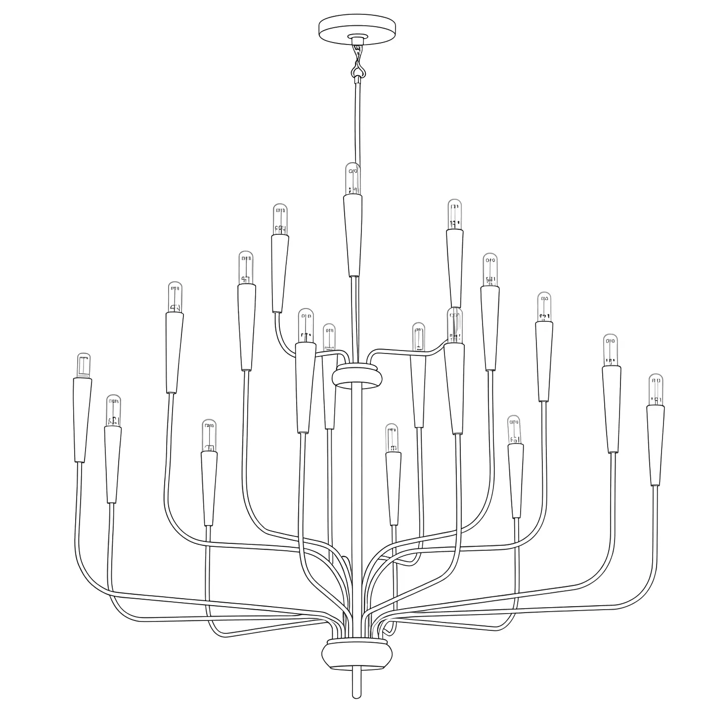 Maxim Lighting Vela 18-Light Chandelier