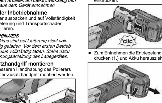 Mounting the auxiliary handle