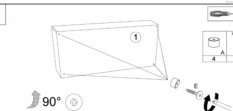 Attaching feet to the base unit