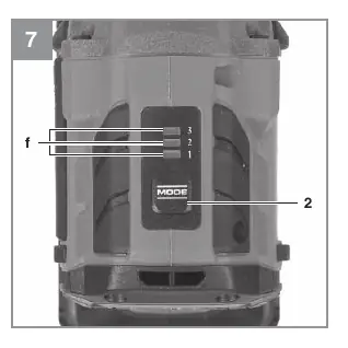 Speed/torque settings indicator