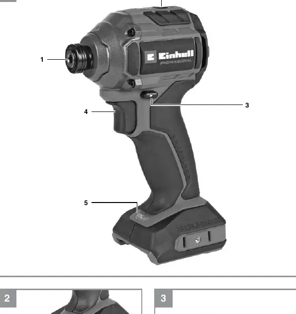 Einhell TP-CI 18/250-C Li BL components