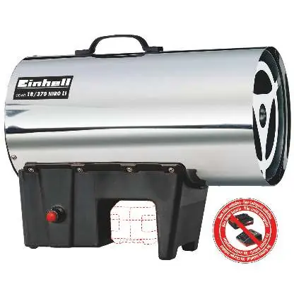 Einhell GE-HG 18/370 Niro Li-Solo Cordless Hot-Air Generator