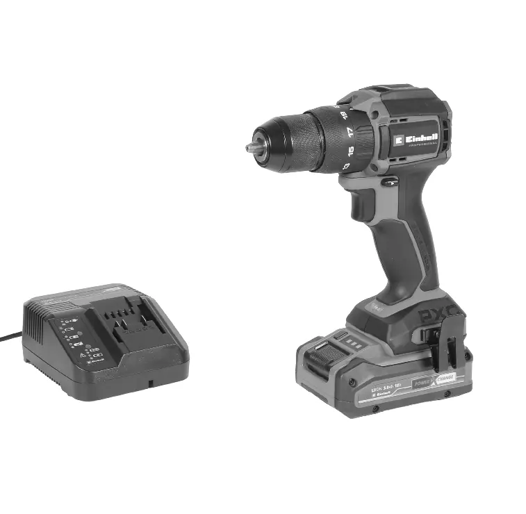 Overview of the cordless hammer drill and charger