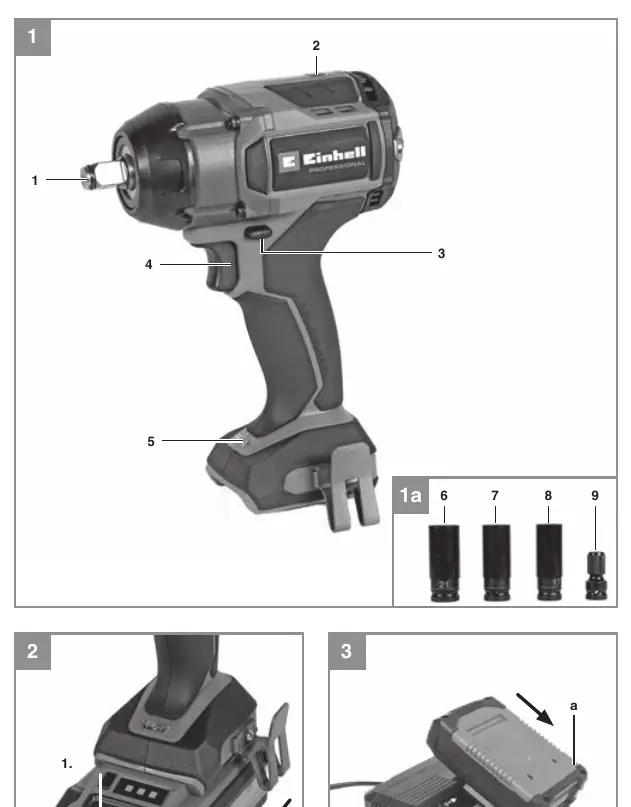 Einhell TP-CW 18/750-C Li BL components