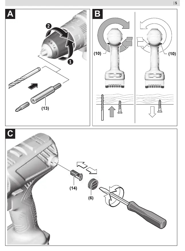Tool operation and maintenance diagrams