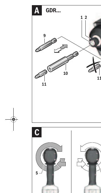 Tool insertion for GDR 180-LI