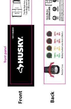 Operation modes and button functions