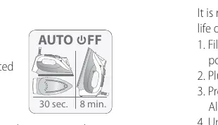 Auto Shutoff indicators