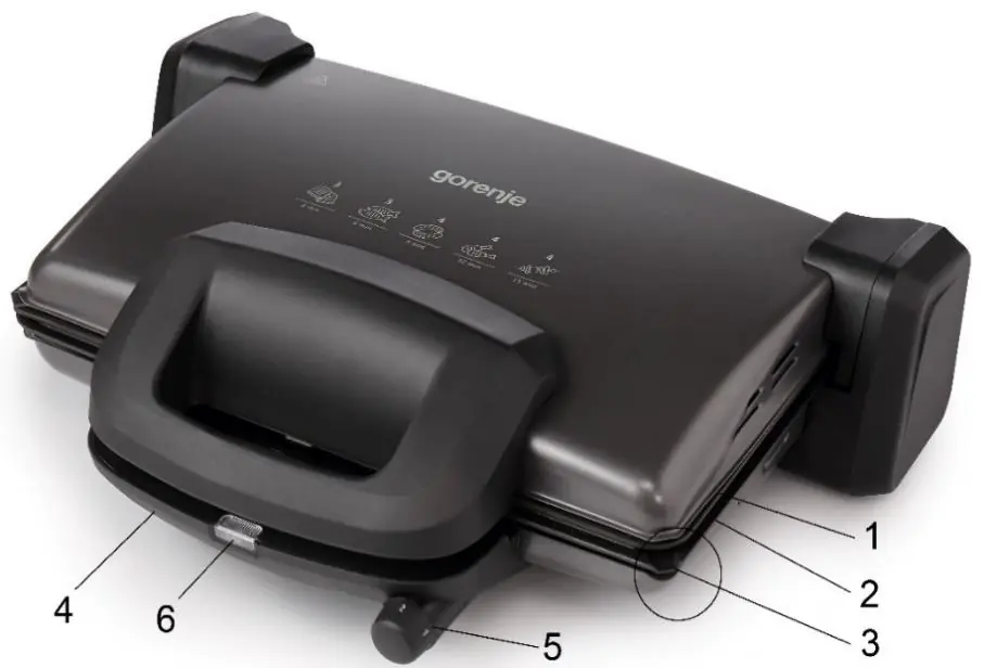 Gorenje contact grill components
